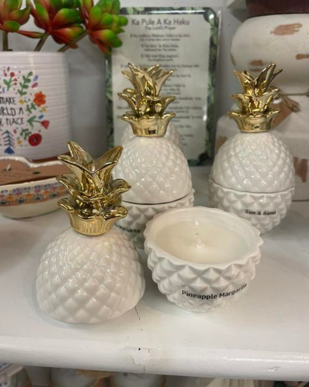 Beautiful Pineapples Which Double As Candles